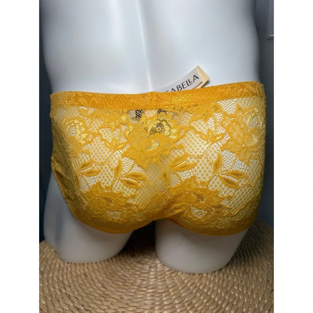 Cosabella Never Say Never Men's Comfort Micro Brief Mango Lace Size M